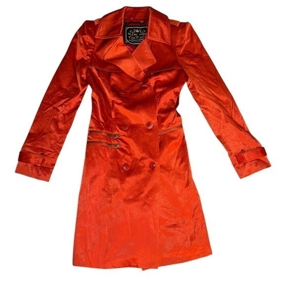 New ▶️ Blanc Noir ◀️ Buckle Trench Pumpkin Small